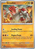 2025 Pokemon: SV: Prismatic Evolutions (PRE) - Groudon (#049/131, Rare) (Reverse Holofoil, Near Mint)