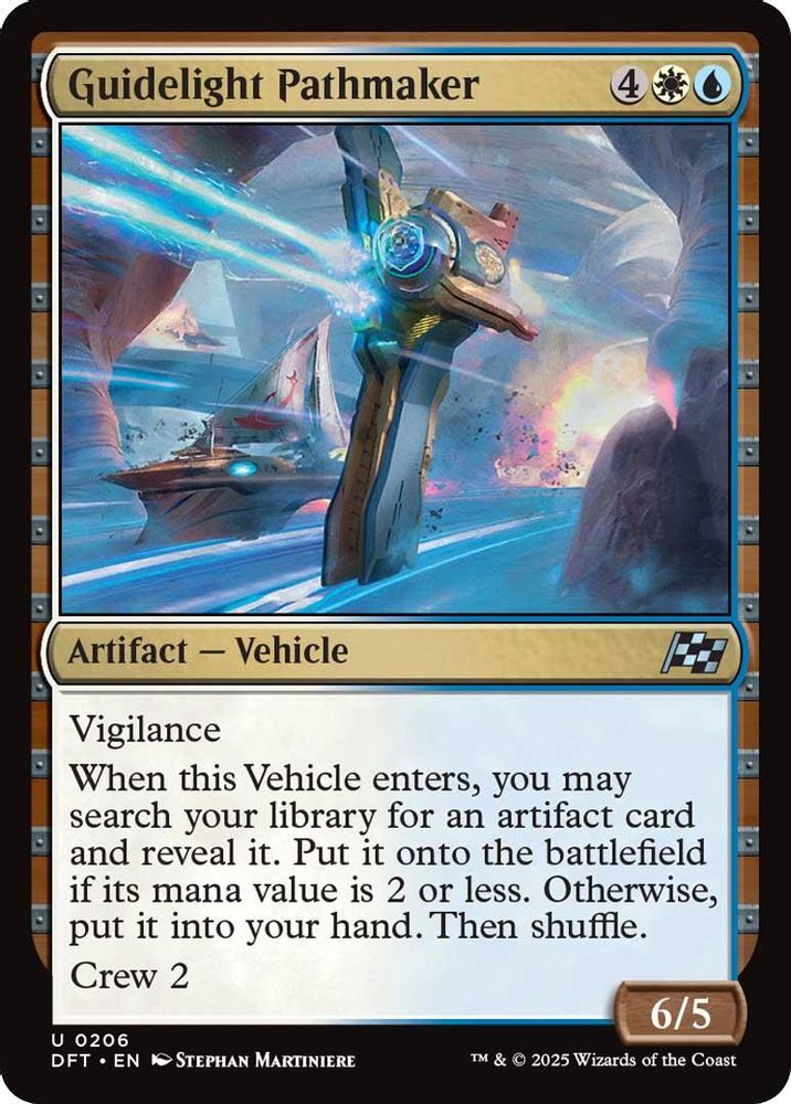 2025 Magic: The Gathering: Aetherdrift (DFT) - Guidelight Pathmaker (#206, Uncommon) (Foil, Near Mint)