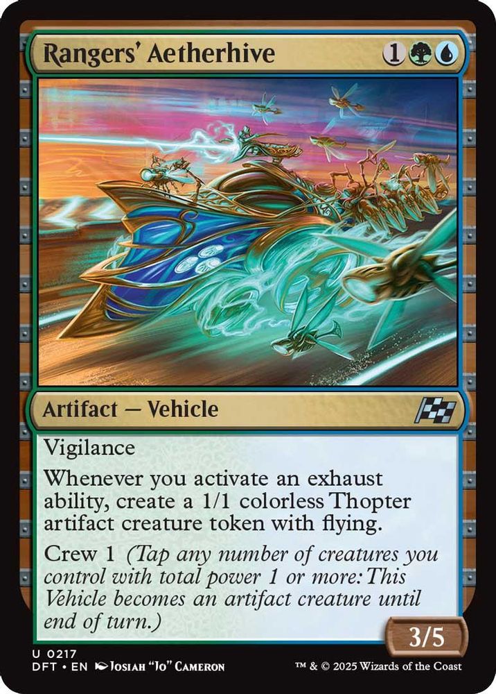 2025 Magic: The Gathering: Aetherdrift (DFT) - Rangers Aetherhive (#217, Uncommon) (, Near Mint)
