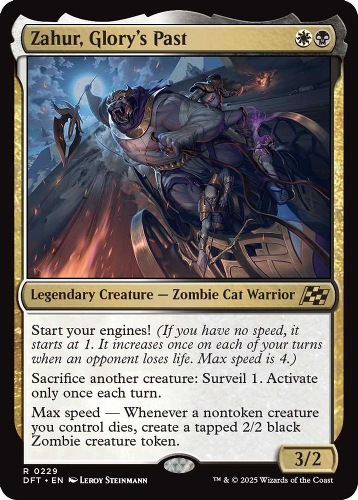 2025 Magic: The Gathering: Aetherdrift (DFT) - Zahur Glorys Past (#229, Rare) (Foil, Near Mint)