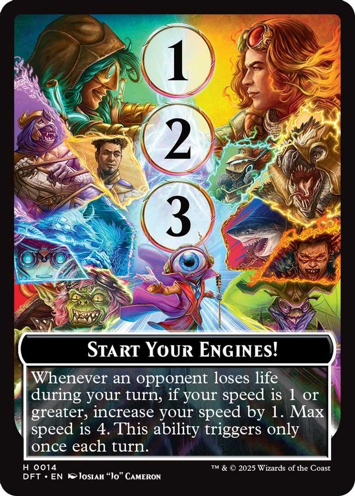 2025 Magic: The Gathering: Aetherdrift (DFT) - Start Your Engines Max Speed (#14, T) (, Near Mint)