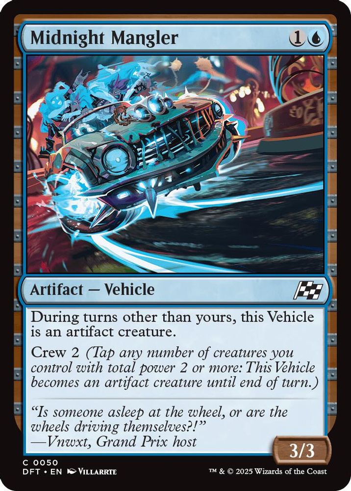 2025 Magic: The Gathering: Aetherdrift (DFT) - Midnight Mangler (#50, Common)