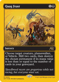 2025 Magic: The Gathering: Aetherdrift (DFT) - Quag Feast First Place Foil (#452, Rare) (Foil, Near Mint)