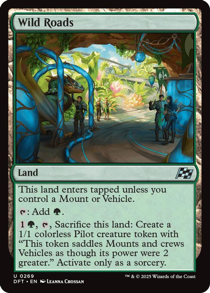 2025 Magic: The Gathering: Aetherdrift (DFT) - Wild Roads (#269, Uncommon)