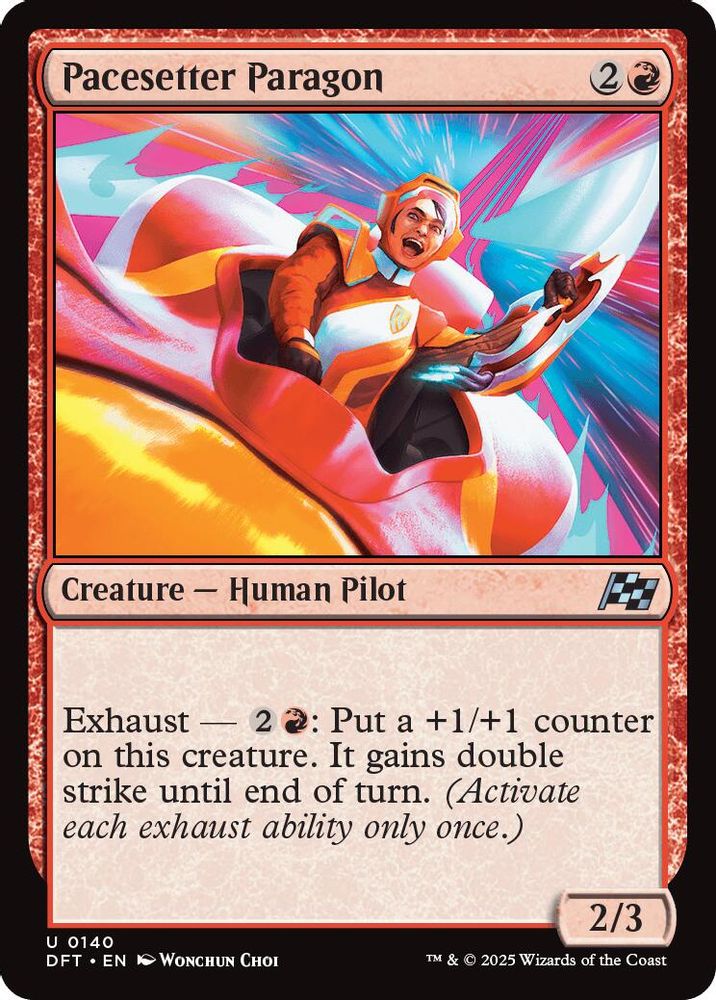 2025 Magic: The Gathering: Aetherdrift (DFT) - Pacesetter Paragon (#140, Uncommon)