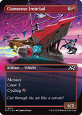 2025 Magic: The Gathering: Aetherdrift (DFT) - Clamorous Ironclad Borderless (#312, Common)