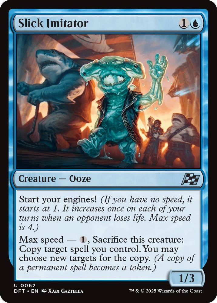 2025 Magic: The Gathering: Aetherdrift (DFT) - Slick Imitator (#62, Uncommon)