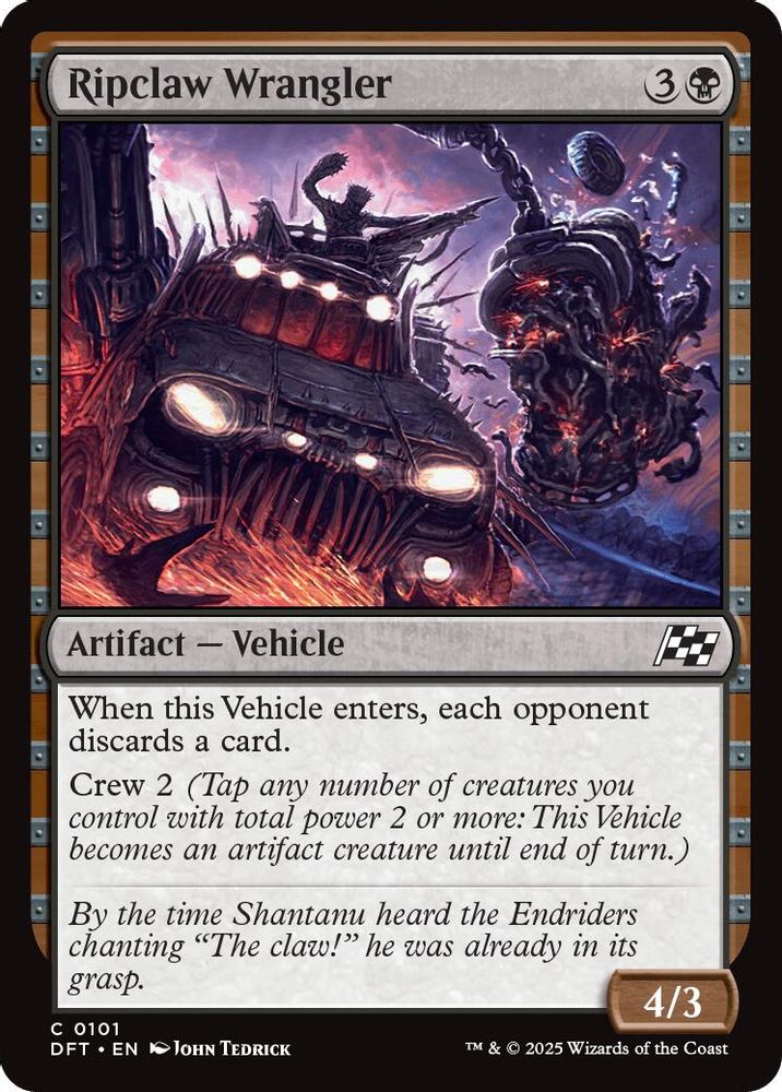 2025 Magic: The Gathering: Aetherdrift (DFT) - Ripclaw Wrangler (#101, Common)