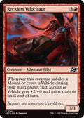 2025 Magic: The Gathering: Aetherdrift (DFT) - Reckless Velocitaur (#144, Uncommon) (, Near Mint)