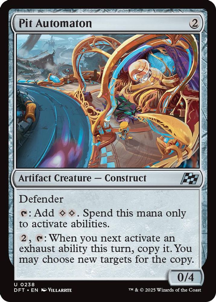 2025 Magic: The Gathering: Aetherdrift (DFT) - Pit Automaton (#238, Uncommon) (, Near Mint)