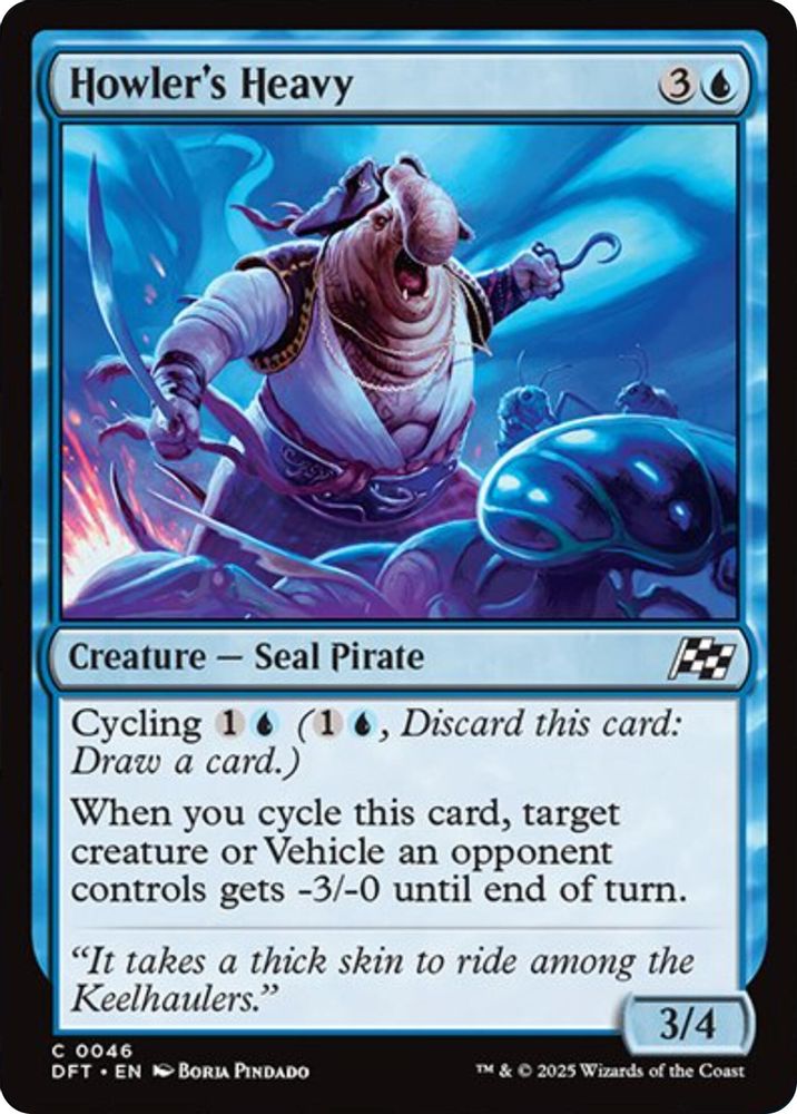 2025 Magic: The Gathering: Aetherdrift (DFT) - Howlers Heavy (#46, Common)