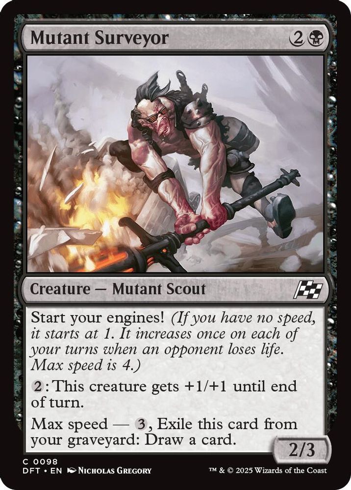 2025 Magic: The Gathering: Aetherdrift (DFT) - Mutant Surveyor (#98, Common) (, Near Mint)