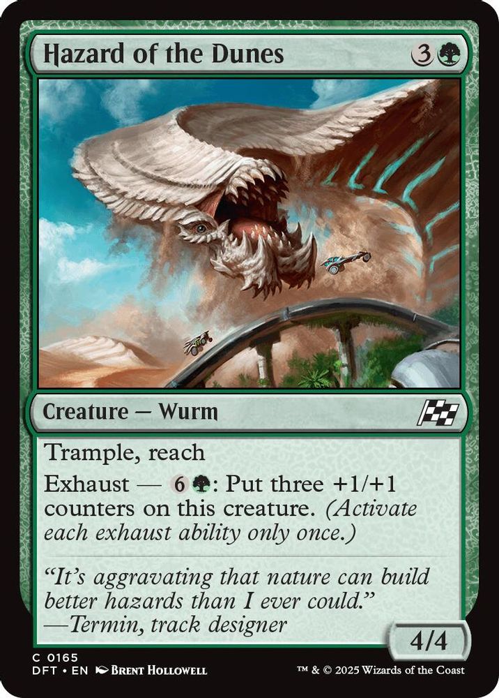 2025 Magic: The Gathering: Aetherdrift (DFT) - Hazard of the Dunes (#165, Common) (, Near Mint)