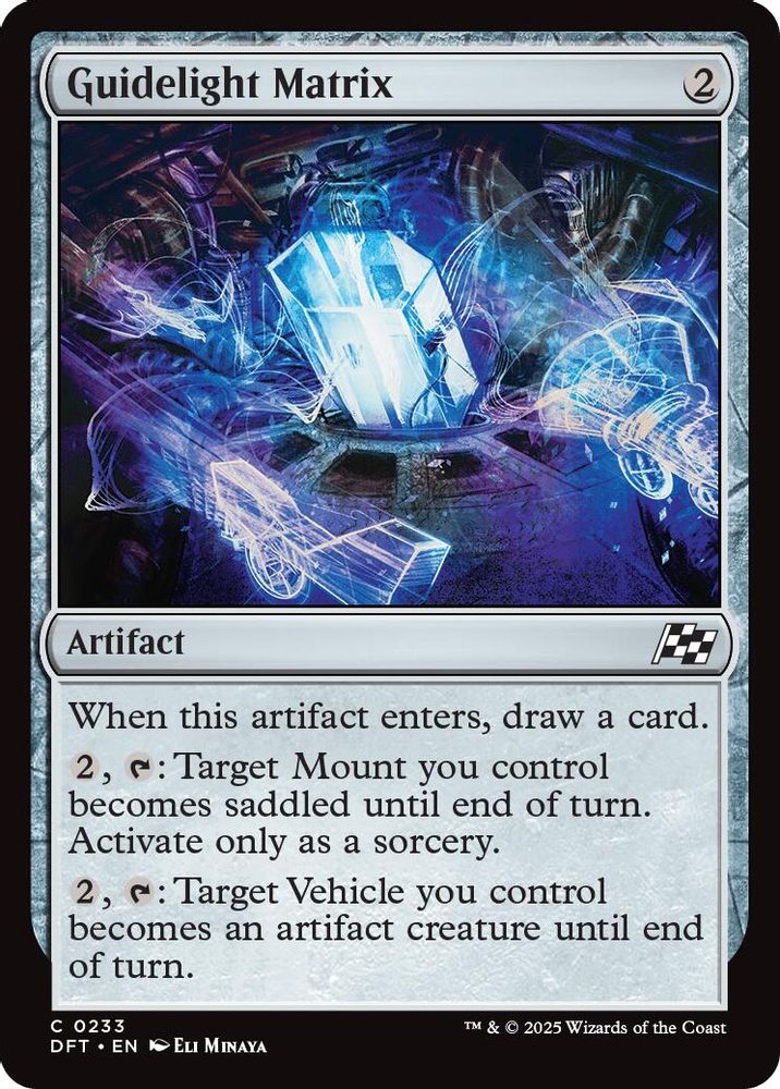 2025 Magic: The Gathering: Aetherdrift (DFT) - Guidelight Matrix (#233, Common) (, Near Mint)