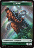 2025 Magic: The Gathering: Aetherdrift (DFT) - Elephant Zombie 0003 Double Sided Token (#6 // 3, T) (, Near Mint)