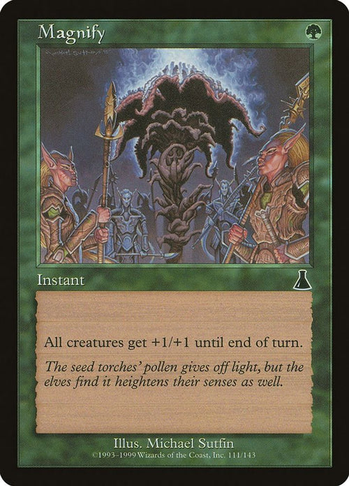 1999 Magic: The Gathering: Urza's Destiny (UDS) - Magnify (#111, Common) (, Near Mint)