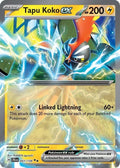 2025 Pokemon: SV09: Journey Together (JTG) - Tapu Koko ex (#051/159, Double Rare) (Holofoil, Near Mint)