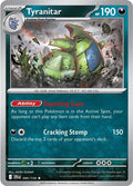 2025 Pokemon: SV09: Journey Together (JTG) - Tyranitar (#095/159, Rare) (Reverse Holofoil, Near Mint)