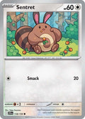 2025 Pokemon: SV09: Journey Together (JTG) - Sentret (#118/159, Common) (Reverse Holofoil, Near Mint)