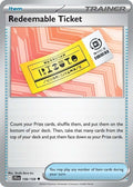 2025 Pokemon: SV09: Journey Together (JTG) - Redeemable Ticket (#156/159, Uncommon) (Reverse Holofoil, Near Mint)