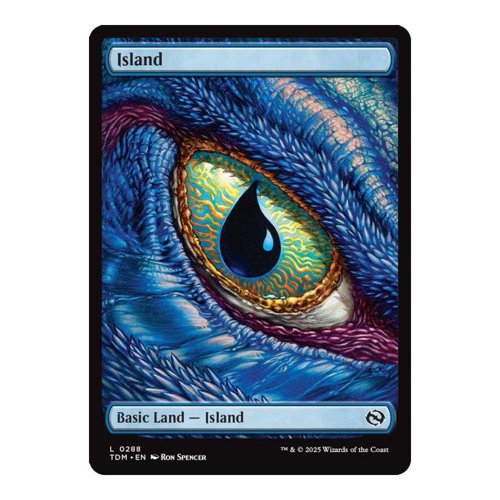 Island (0288) - Tarkir: Dragonstorm (Foil) - Near Mint -