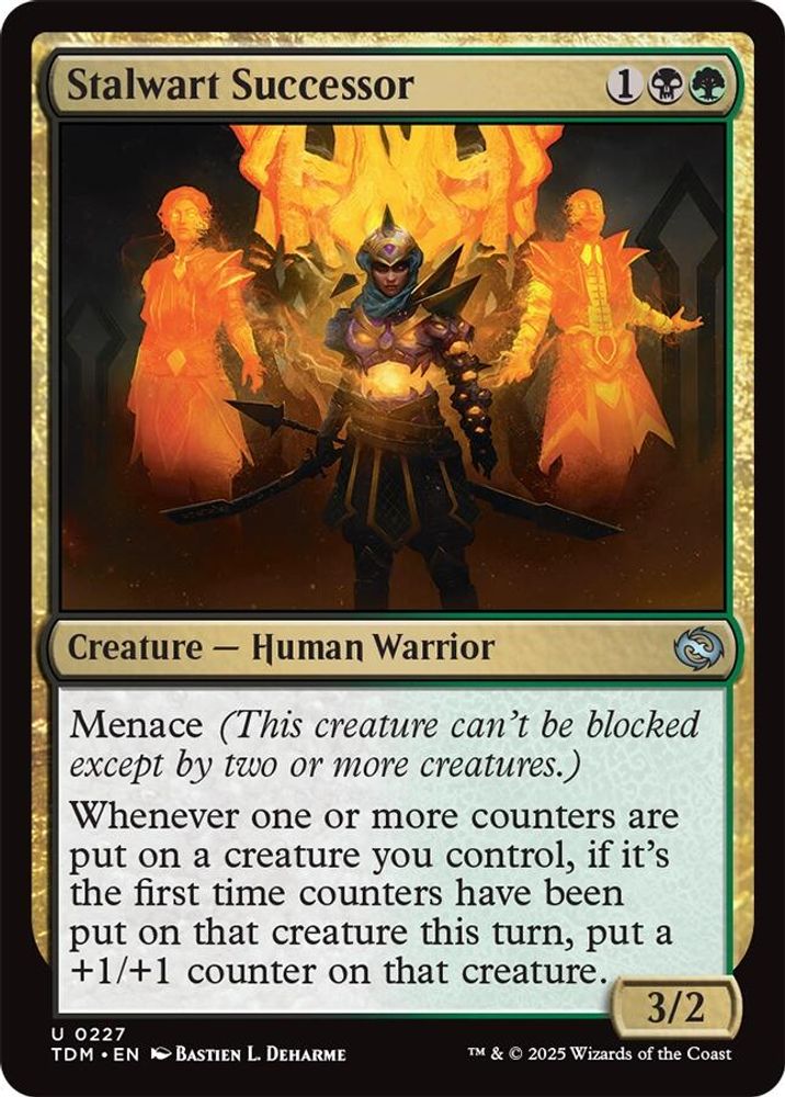 2025 Magic: The Gathering: Tarkir: Dragonstorm (TDM) - Stalwart Successor (#227, Uncommon) (, Near Mint)
