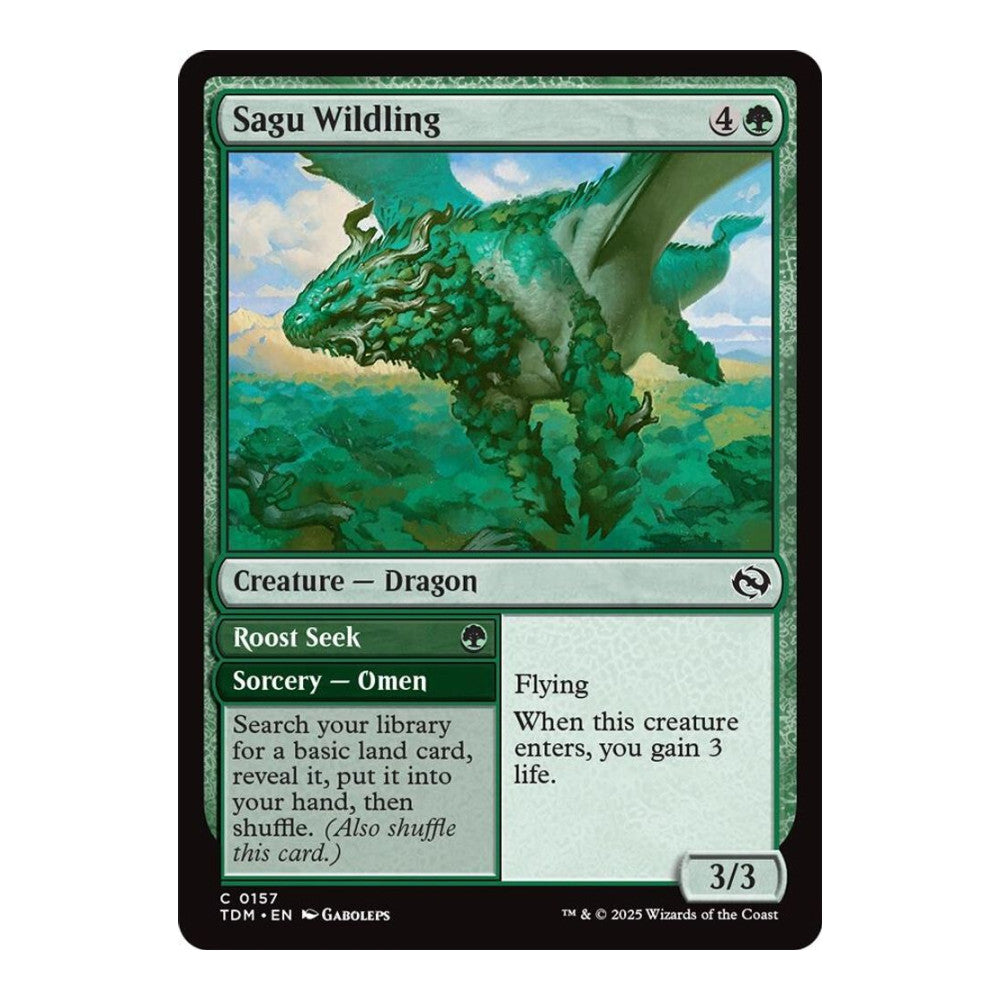 Sagu Wildling - Tarkir: Dragonstorm () - Near Mint -