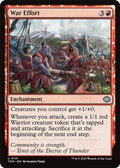 2025 Magic: The Gathering: Tarkir: Dragonstorm (TDM) - War Effort (#131, Uncommon) (, Near Mint)