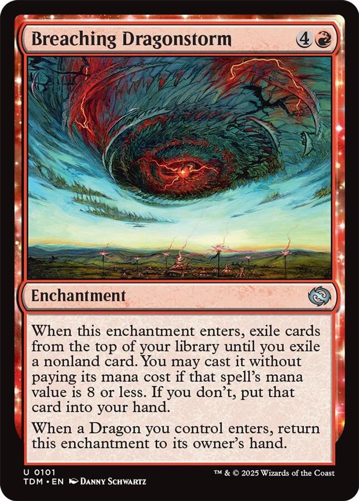 2025 Magic: The Gathering: Tarkir: Dragonstorm (TDM) - Breaching Dragonstorm (#101, Uncommon) (, Near Mint)