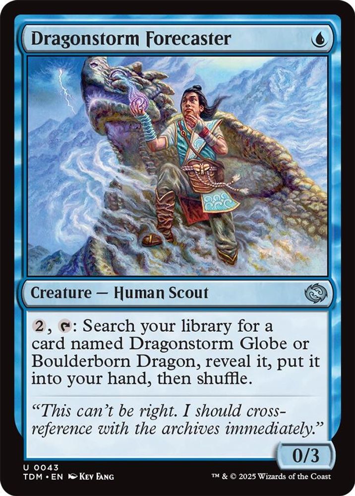 2025 Magic: The Gathering: Tarkir: Dragonstorm (TDM) - Dragonstorm Forecaster (#43, Uncommon) (, Near Mint)