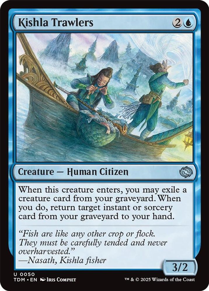 2025 Magic: The Gathering: Tarkir: Dragonstorm (TDM) - Kishla Trawlers (#50, Uncommon) (, Near Mint)