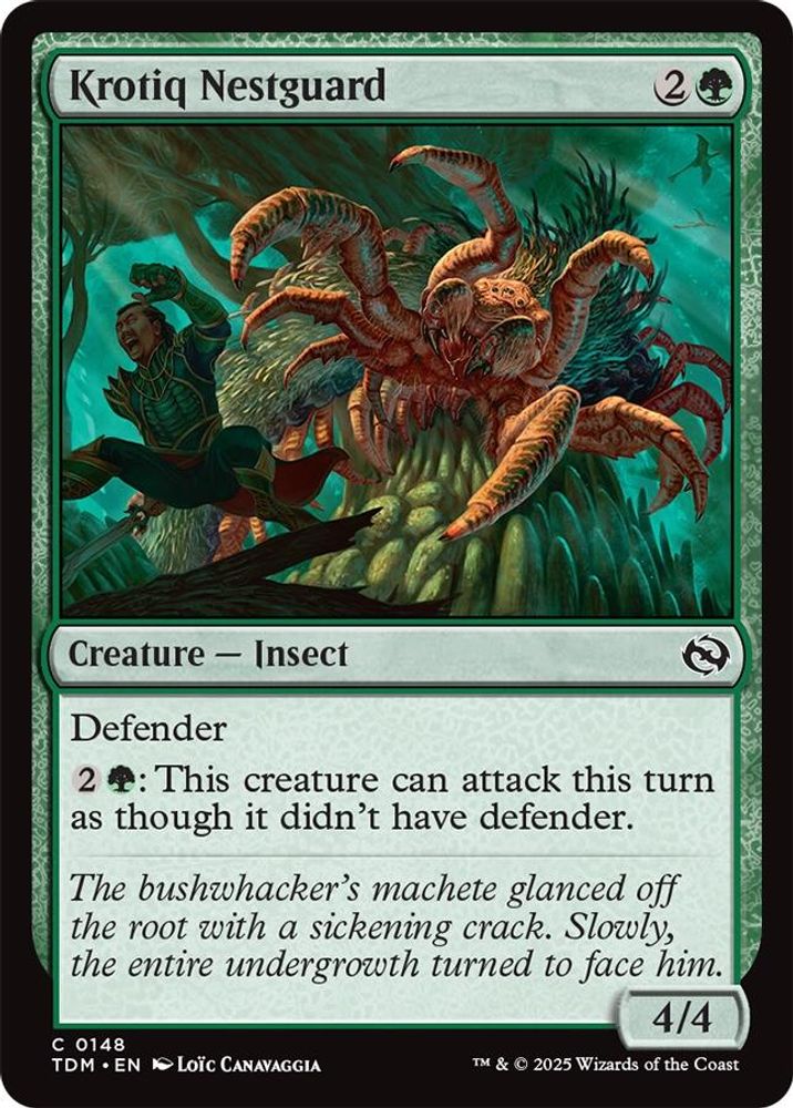 2025 Magic: The Gathering: Tarkir: Dragonstorm (TDM) - Krotiq Nestguard (#148, Common) (, Near Mint)