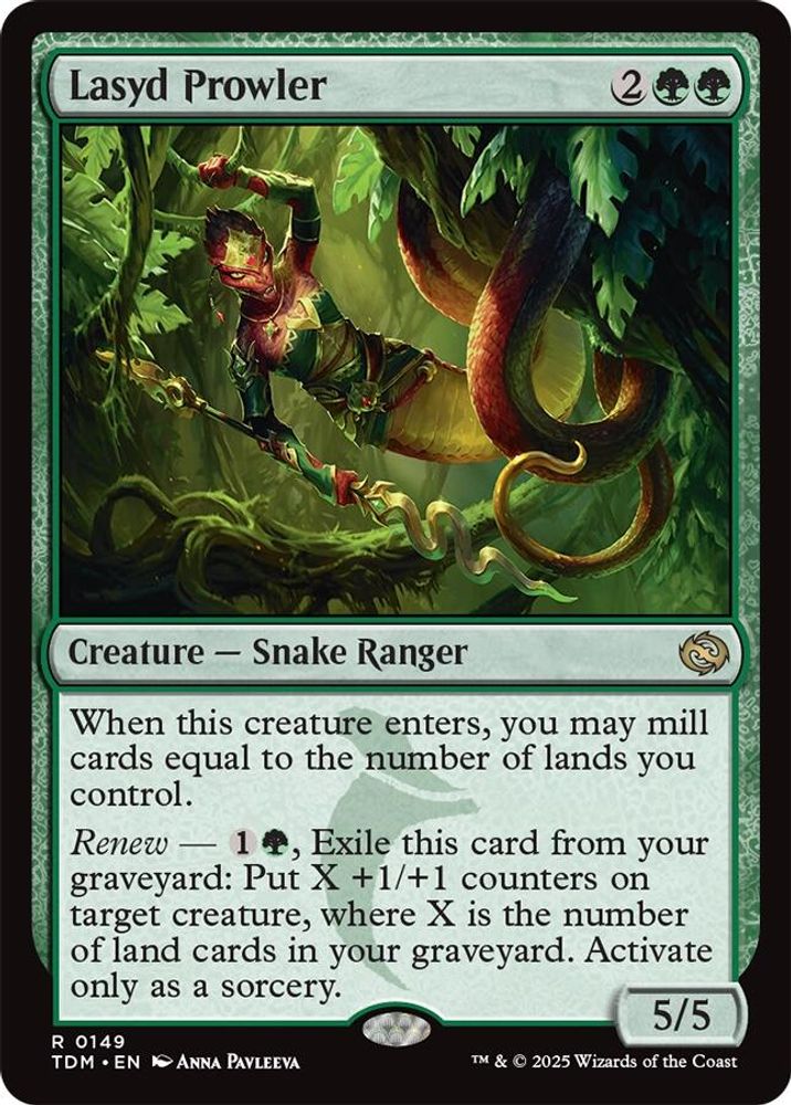 2025 Magic: The Gathering: Tarkir: Dragonstorm (TDM) - Lasyd Prowler (#149, Rare) (Foil, Near Mint)