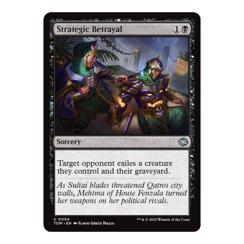 Strategic Betrayal - Tarkir: Dragonstorm () - Near Mint -