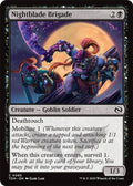 2025 Magic: The Gathering: Tarkir: Dragonstorm (TDM) - Nightblade Brigade (#85, Common)