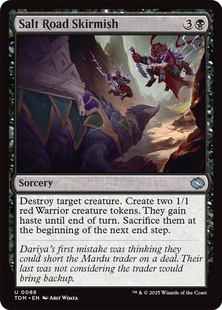 2025 Magic: The Gathering: Tarkir: Dragonstorm (TDM) - Salt Road Skirmish (#88, Uncommon) (, Near Mint)