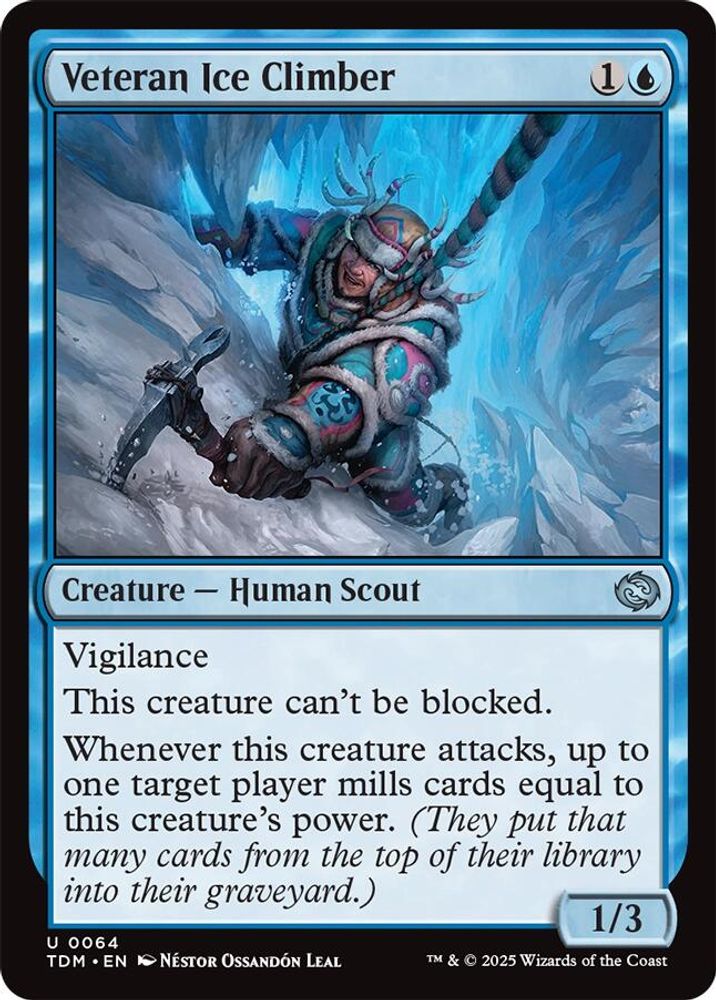 2025 Magic: The Gathering: Tarkir: Dragonstorm (TDM) - Veteran Ice Climber (#64, Uncommon) (, Near Mint)