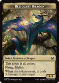 2025 Magic: The Gathering: Tarkir: Dragonstorm (TDM) - Reliquary Dragon Dragon 0011 Double Sided Token (#15 // 11, T) (, Near Mint)
