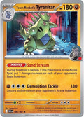 2025 Pokemon: SV10: Destined Rivals (DRI) - Team Rocket's Tyranitar (#096/182, Rare) (Holofoil, Near Mint)