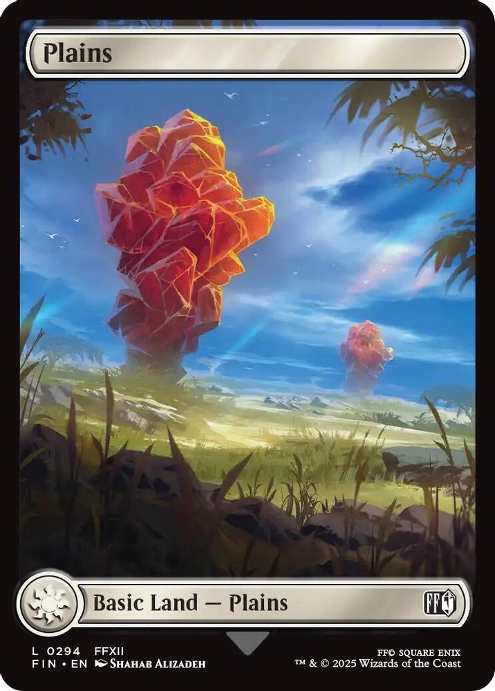 2025 Magic: The Gathering: FINAL FANTASY (FIN) - Plains 0294 (#294, Land) (, Near Mint)