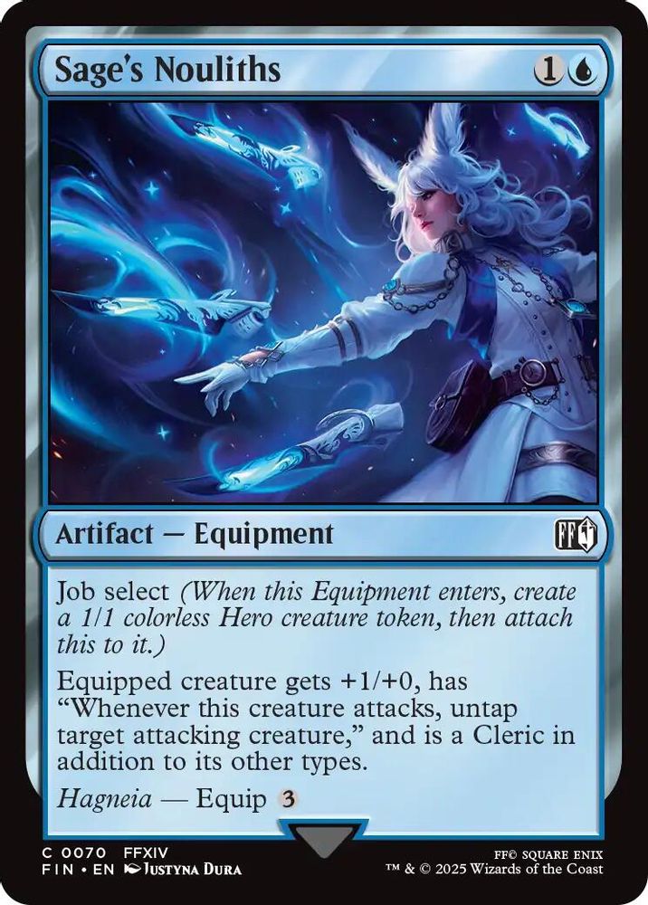 2025 Magic: The Gathering: FINAL FANTASY (FIN) - Sages Nouliths (#70, Common) (, Near Mint)