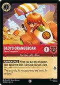 2025 Disney Lorcana: Reign of Jafar (8) - Gloyd Orangeboar Fierce Competitor (#121/204, Common) (, Near Mint)