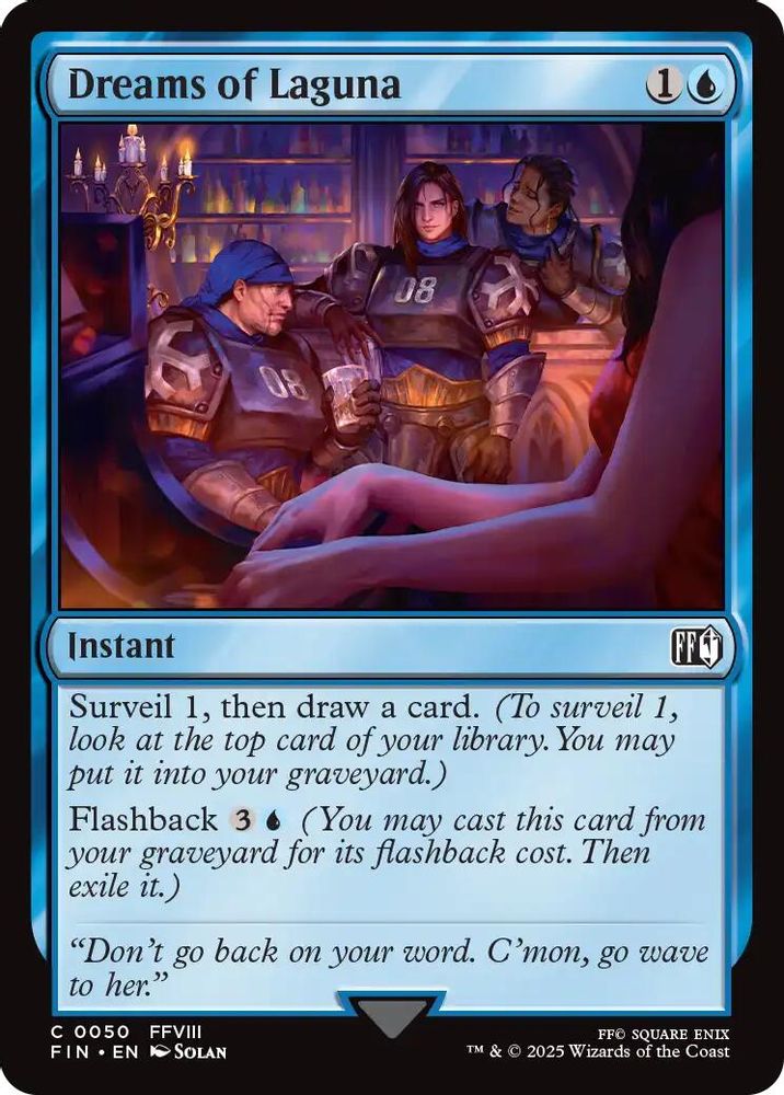 2025 Magic: The Gathering: FINAL FANTASY (FIN) - Dreams of Laguna (#50, Common)