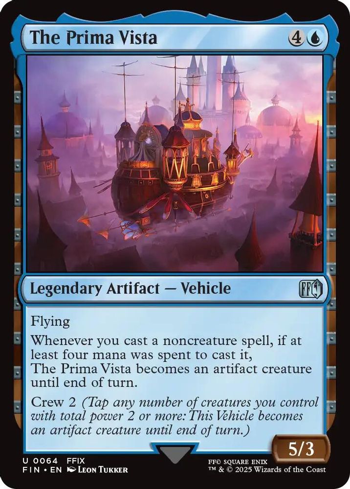 2025 Magic: The Gathering: FINAL FANTASY (FIN) - The Prima Vista (#64, Uncommon) (, Near Mint)