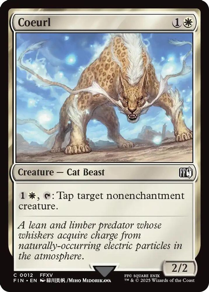 2025 Magic: The Gathering: FINAL FANTASY (FIN) - Coeurl (#12, Common)