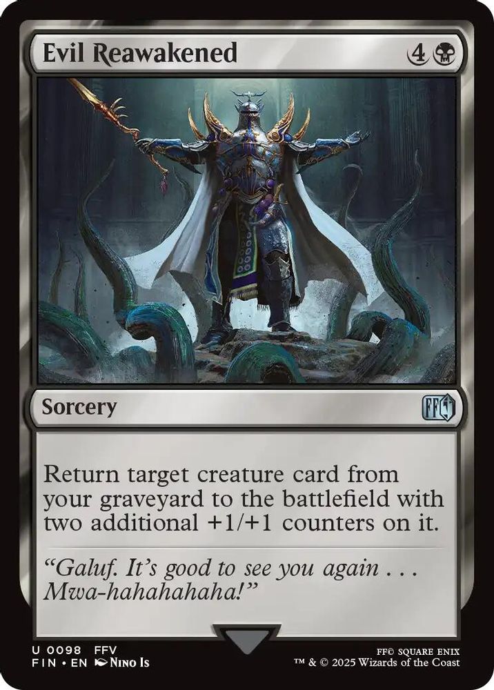 2025 Magic: The Gathering: FINAL FANTASY (FIN) - Evil Reawakened (#98, Uncommon) (, Near Mint)