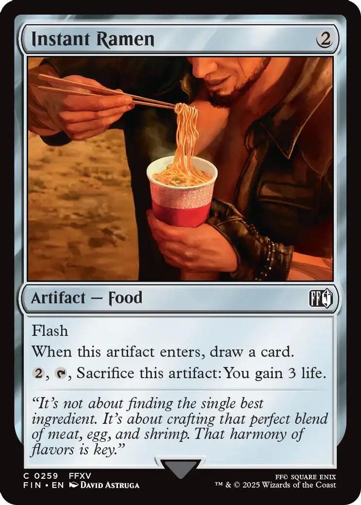 2025 Magic: The Gathering: FINAL FANTASY (FIN) - Instant Ramen (#259, Common) (, Near Mint)