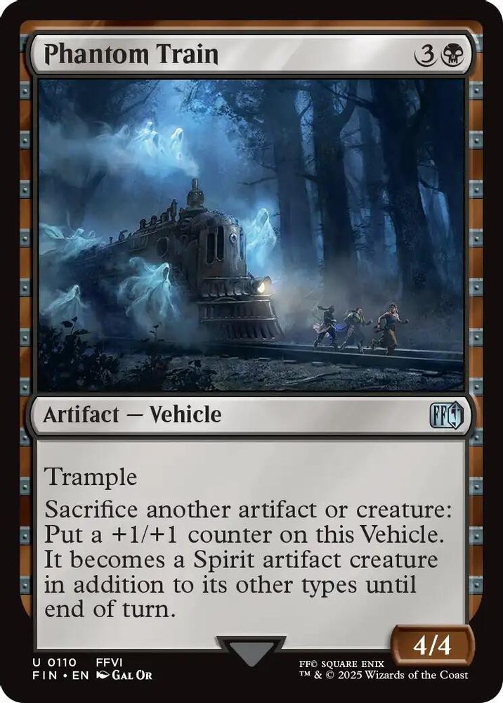 2025 Magic: The Gathering: FINAL FANTASY (FIN) - Phantom Train (#110, Uncommon) (, Near Mint)