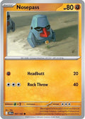 2025 Pokemon: SV10: Destined Rivals (DRI) - Nosepass (#097/182, Common) (Reverse Holofoil, Near Mint)
