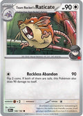2025 Pokemon: SV10: Destined Rivals (DRI) - Team Rocket's Raticate - 148/182 (#148/182, Common) (Reverse Holofoil, Near Mint)